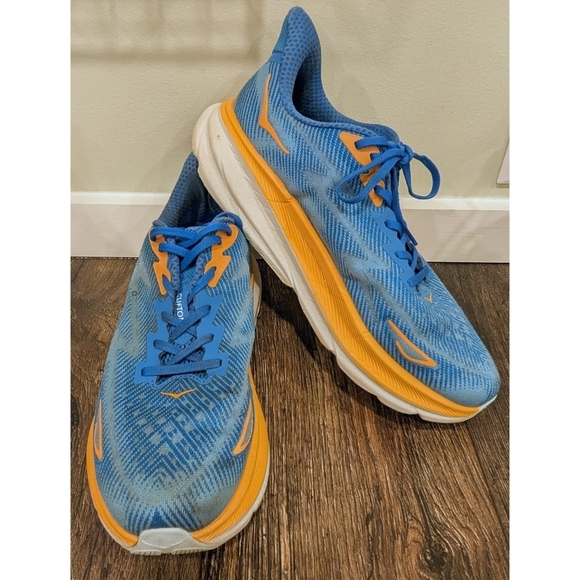 Hoka Other - Hoka One One Clifton 9 Coastal Sky Orange Athletic Running Shoes Size 11.5